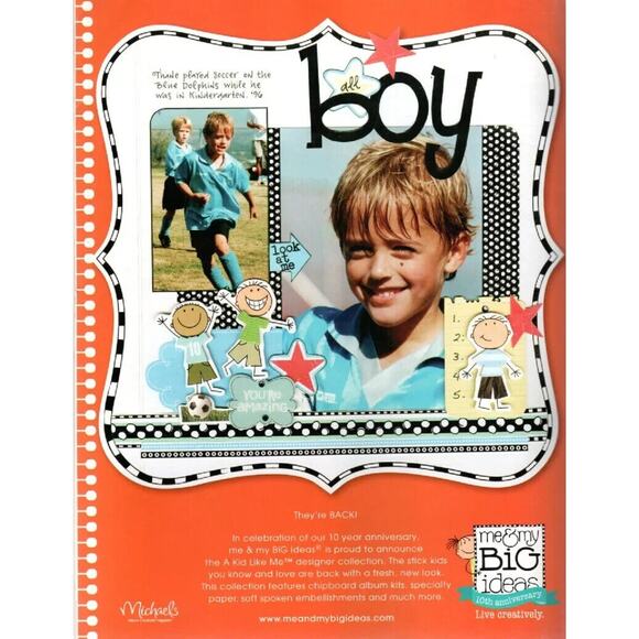 Scrapbooks etc Magazine May/June 2009 PAGE SKETCHES ACCENTS MOM PATTERN PACKET - Picture 2 of 2